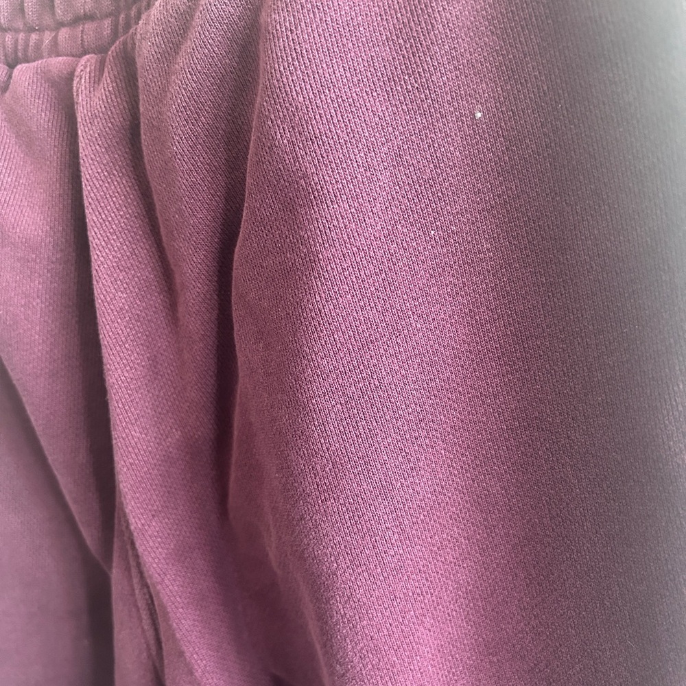 adidas Purple Jogger Sweatpants with White 3-Stripes - Picture 10 of 10